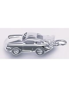 Silver 3D Car Charm