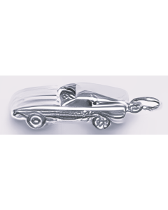 Silver 3D Car Charm