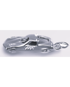 Silver 3D Car Charm