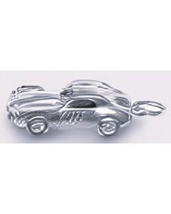 Silver 3D Car Charm