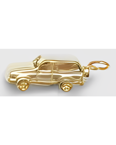 10K Yellow Gold 3D Suv Charm