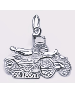 Silver Antique Car Charm