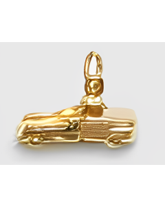 10K Yellow Gold 3D Pick up Truck Charm
