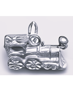 Silver 3D Train/Locomotive Charm