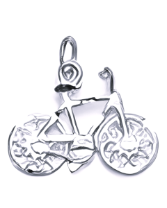 Silver Bicycle Charm