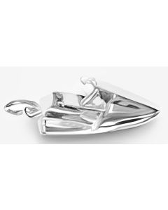 Silver 3D Jet Ski Pendant