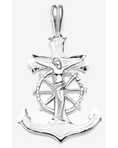 Silver Sailor's Cross Pendant
