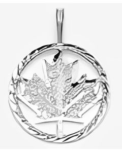 Silver Maple Leaf Pendant