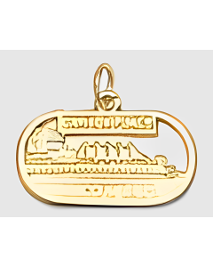 10K Yellow Gold Vancouver BC Canada Place Charm
