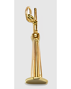 10K Yellow Gold 3D CN Tower Charm
