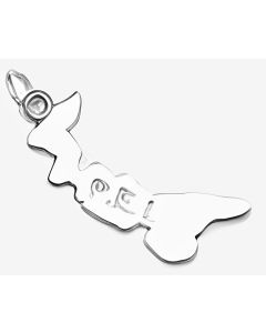 Silver Prince Edward Island Map Charm