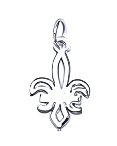 Silver Fleur de Lis Charm