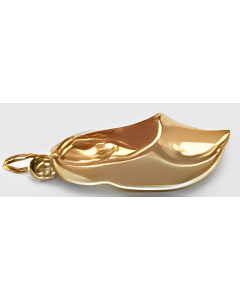 10K Yellow Gold 3D Dutch Clog Shoe Charm