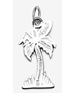 Silver Palm Tree Charm
