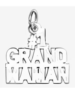 Silver French Charm (#1 Grand Maman)