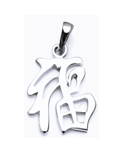 Silver Chinese Pendant (Good Luck)
