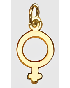 10K Yellow Gold Female Symbol Charm