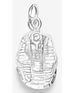 Silver 3D King Tutankhamun Charm