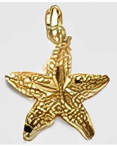 10K Yellow Gold Starfish Charm