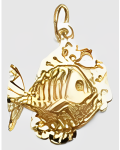 10K Yellow Gold Sunfish Charm