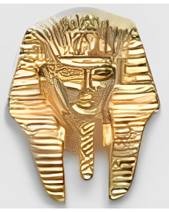 10K Yellow Gold 3D King Tutankhamun Pendant