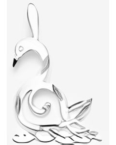 Silver Swan Pendant