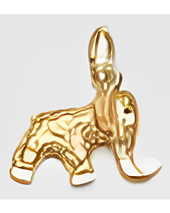 10K Yellow Gold Elephant Charm