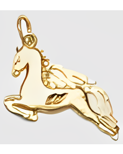 10K Yellow Gold Pegasus Charm