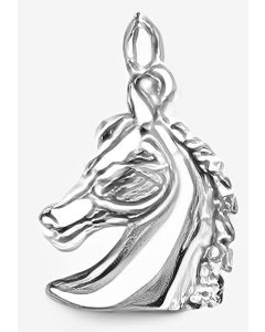 Silver Horse Head Charm