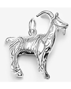 Silver 3D Billy Goat Pendant