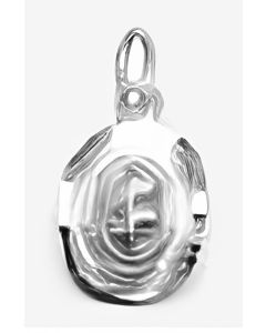 Silver 3D Small Cowboy Hat Charm