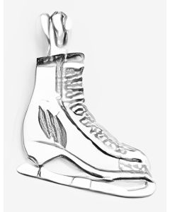 Silver Ice Skate Pendant