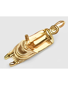 10K Yellow Gold Snowmobile Charm