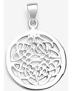 Silver Round Celtic Knot Pendant