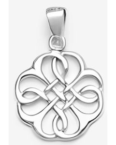 Silver Round Celtic Knot Pendant