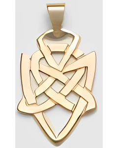 10K Yellow Gold Celtic Knot Pendant