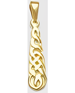 10K Yellow Gold Celtic Pendant