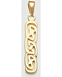 10K Yellow Gold Celtic Pendant