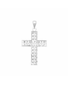 Silver Filigree Cross Pendant