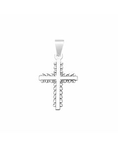 Silver Glowing Cross Pendant