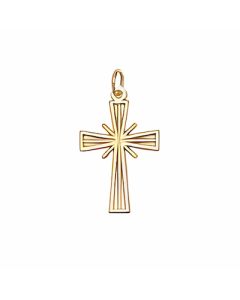 10K Yellow Gold Scientology Cross Pendant