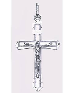 Silver Crucifix Charm