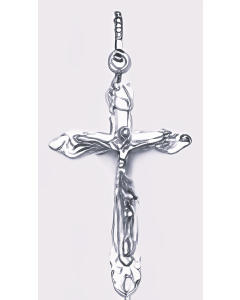 Silver Crucifix Charm