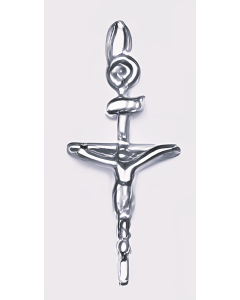 Silver Crucifix Charm