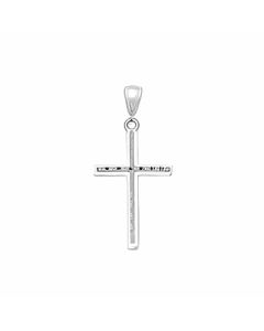 Silver Plain Cross Pendant