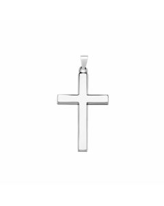 Silver Plain Cross Pendant