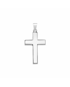 Silver Plain Cross Pendant