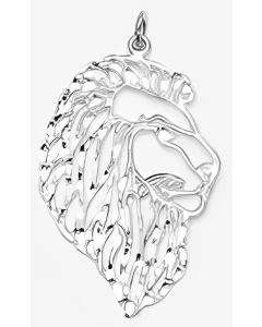 Silver Lion's Head Pendant