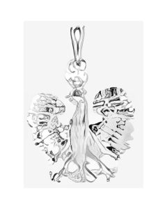 Silver Polish Eagle Pendant