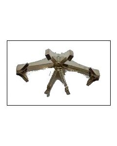mj7516 6 prong marquis "v" end peg,14k white gold